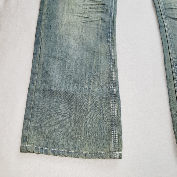 Basic Code Men's Grey Slim Straight Fit Size 36/34 Jeans - Picture 6 of 14